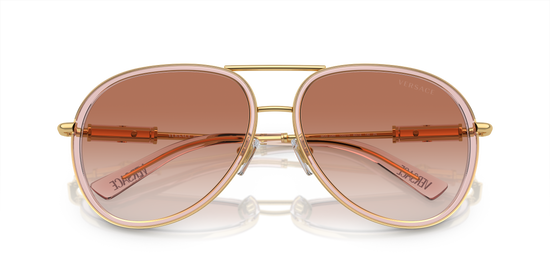 Versace Sunglasses VE2260 BROWN TRANSPARENT