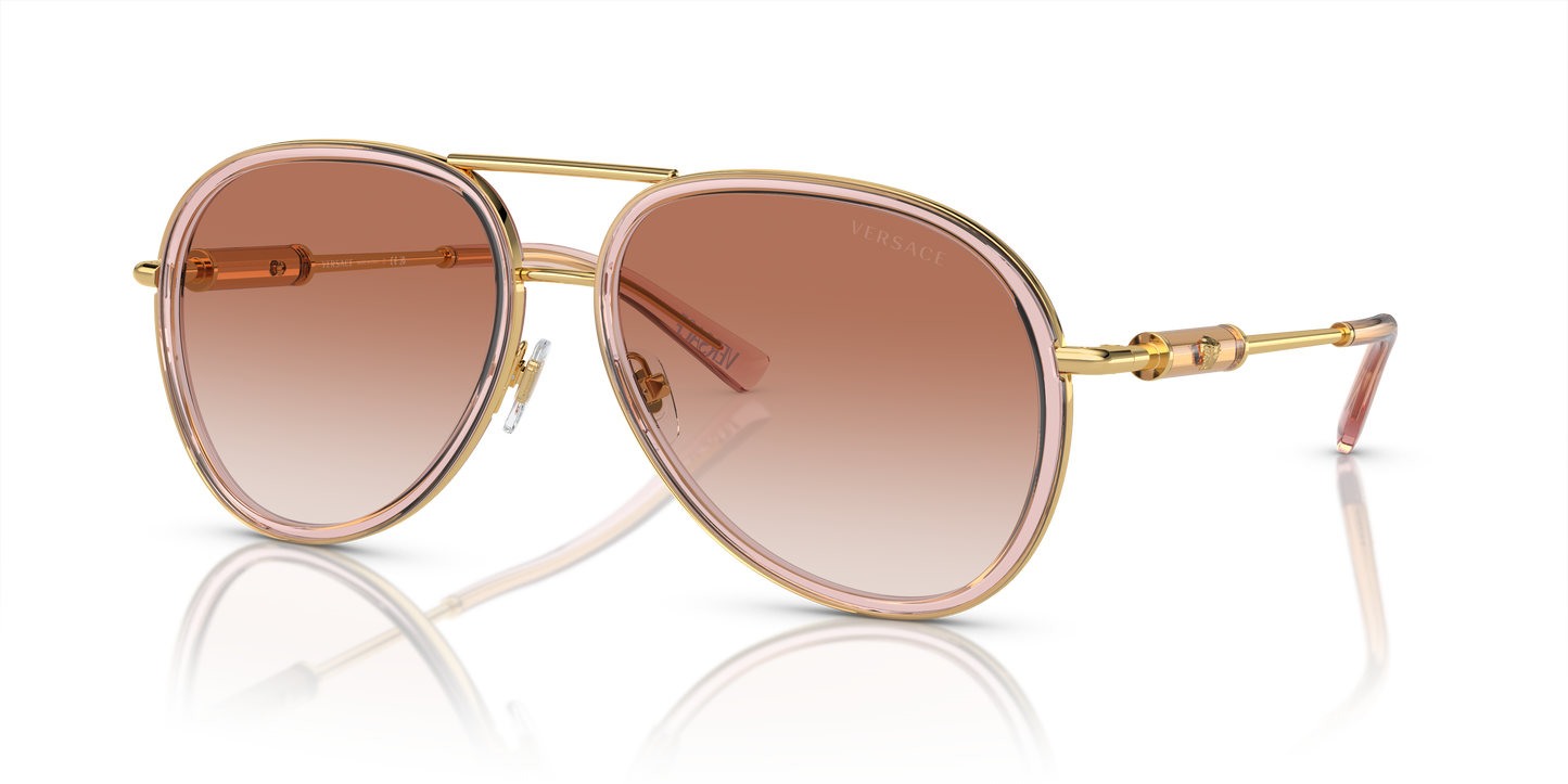 Versace Sunglasses VE2260 BROWN TRANSPARENT