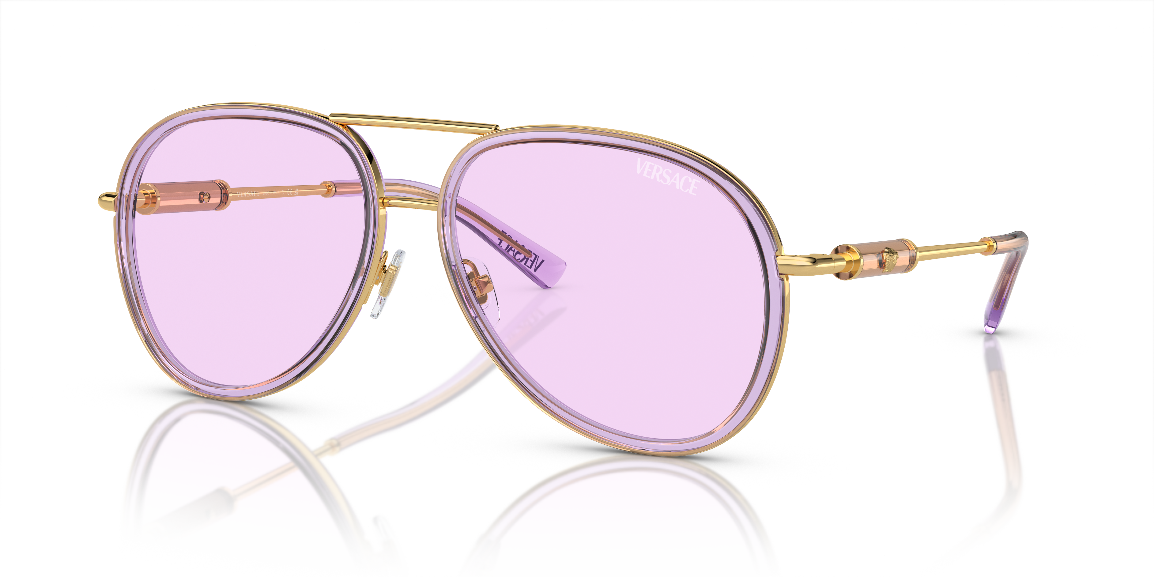 Versace Sunglasses VE2260 LILAC TRANSPARENT