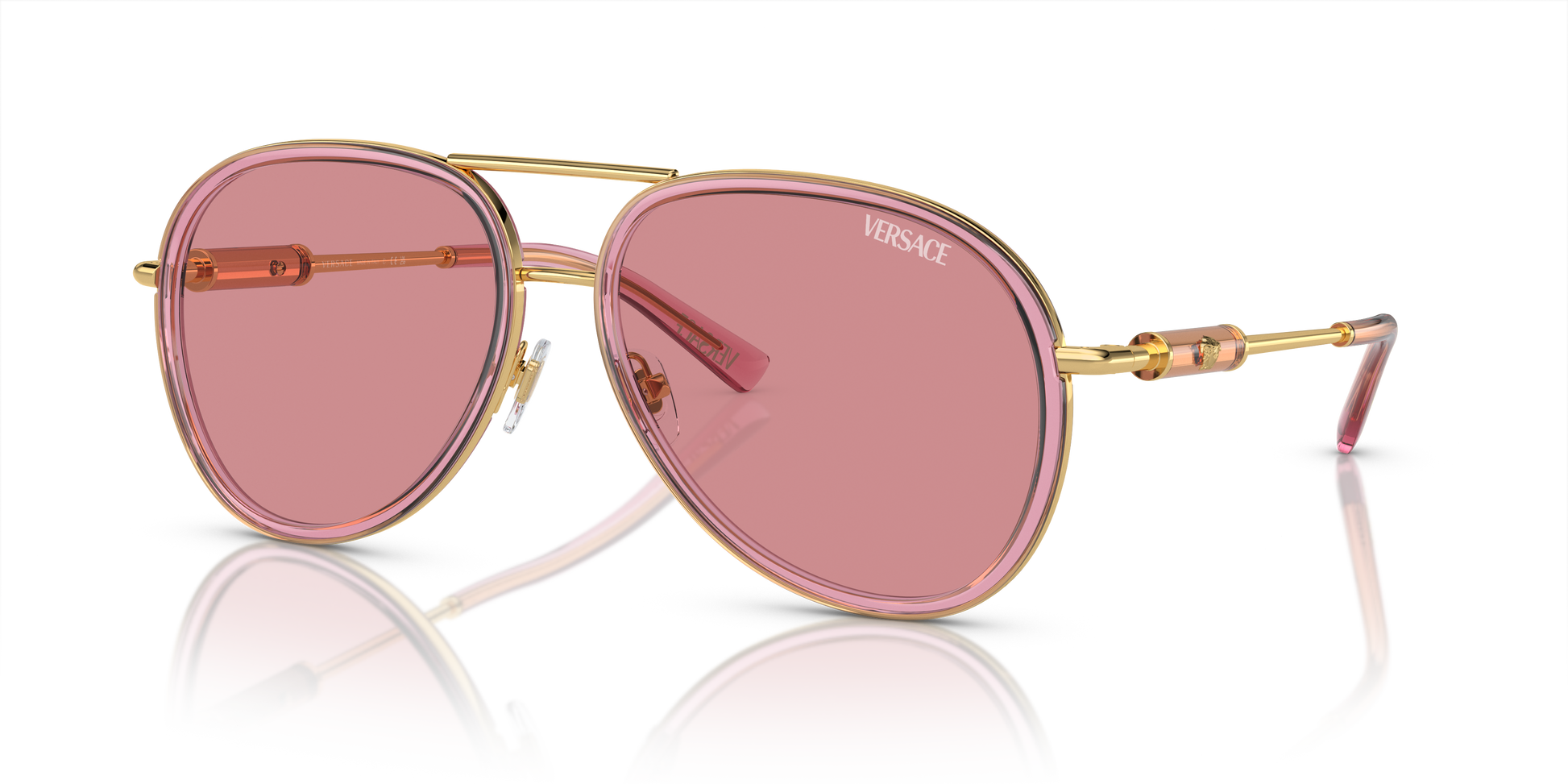 Versace Sunglasses VE2260 PINK TRANSPARENT