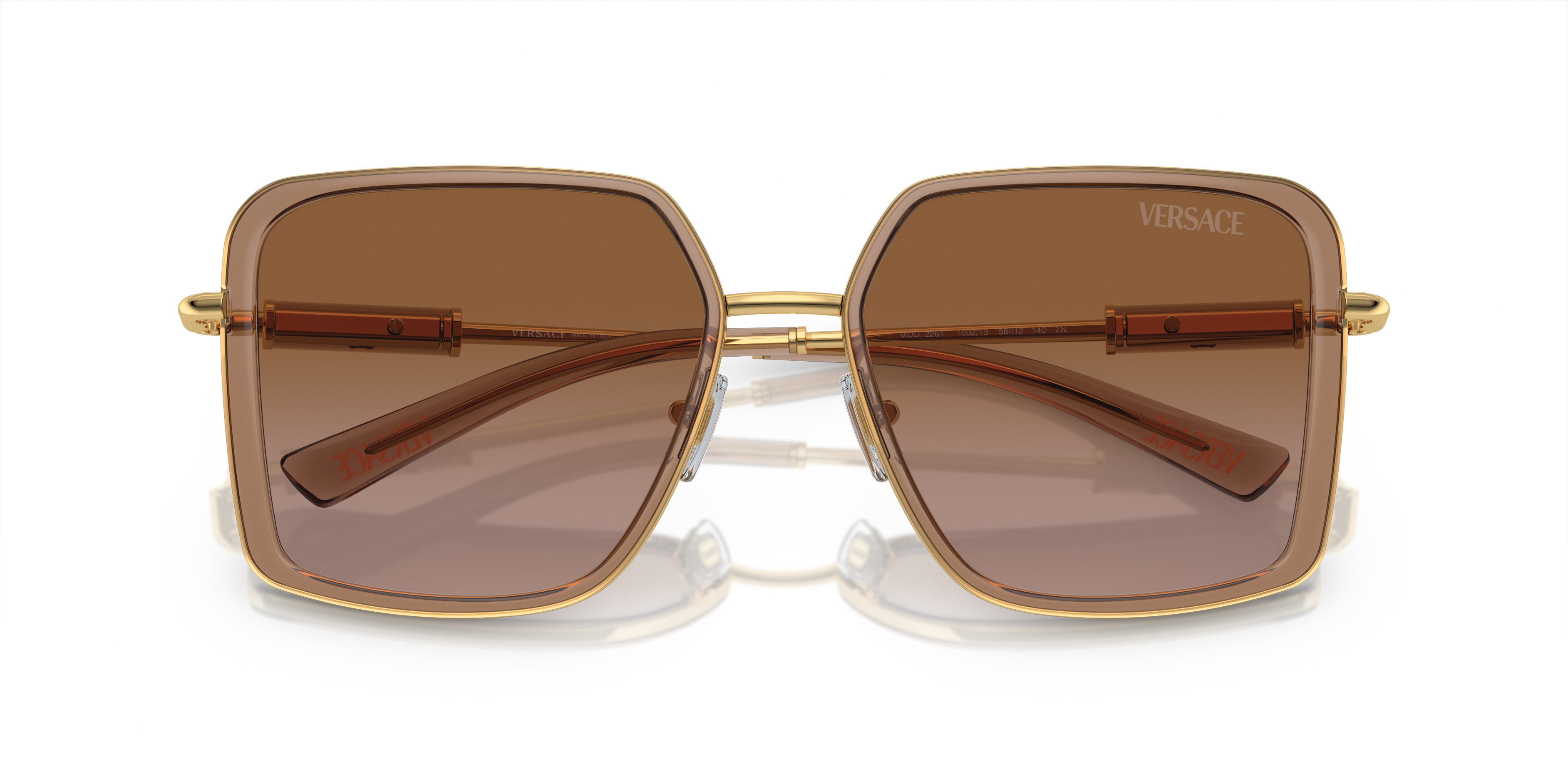 Versace Sunglasses VE2261 BROWN TRANSPARENT