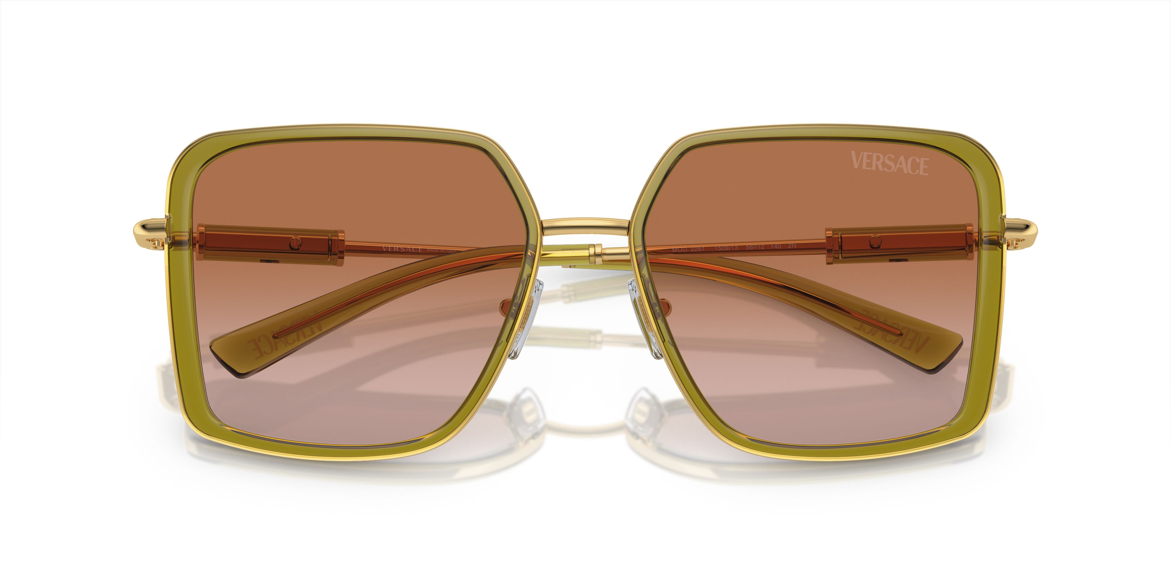 Versace Sunglasses VE2261 GREEN TRANSPARENT