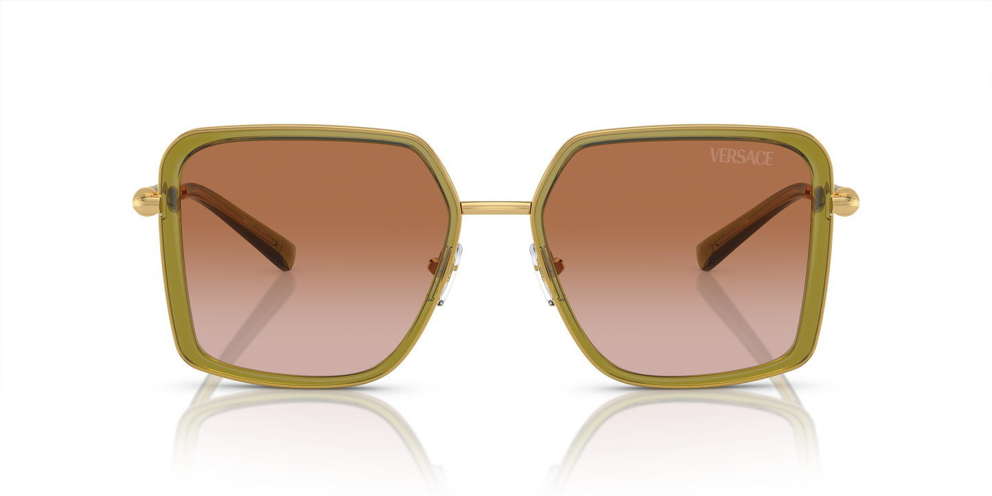 Versace Sunglasses VE2261 GREEN TRANSPARENT