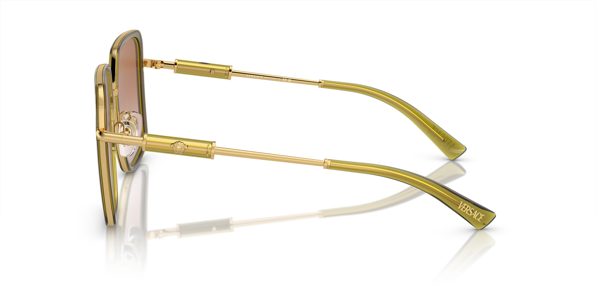 Versace Sunglasses VE2261 GREEN TRANSPARENT