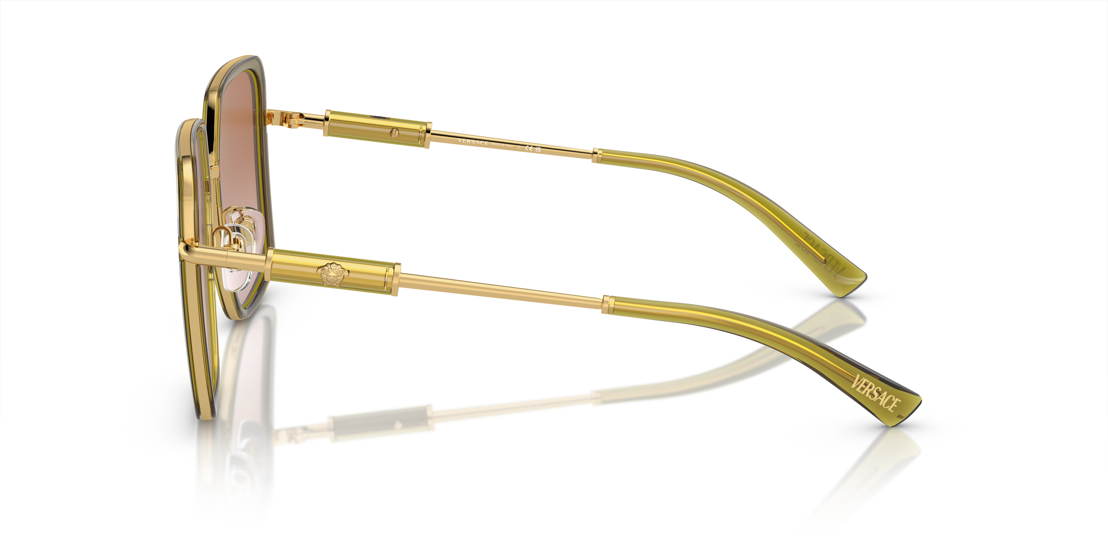 Versace Sunglasses VE2261 GREEN TRANSPARENT