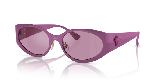 Versace Sunglasses VE2263 METALLIC FUXIA