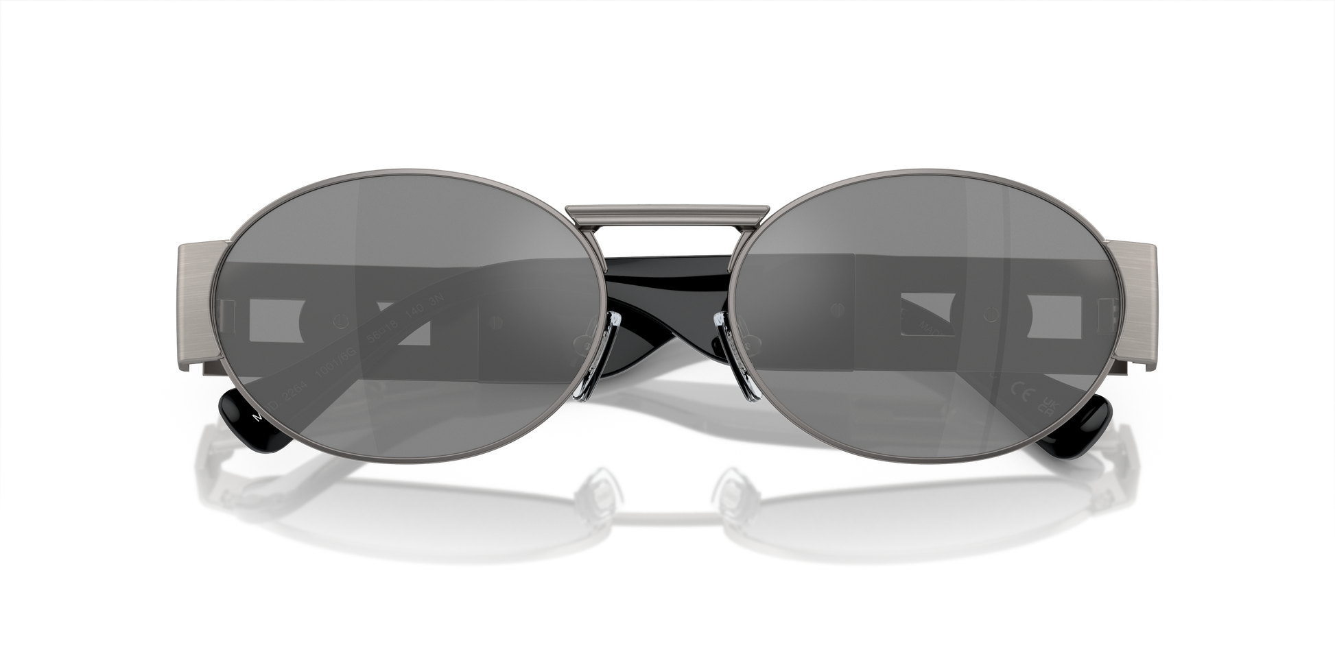 Versace Sunglasses VE2264 MATTE GUNMETAL