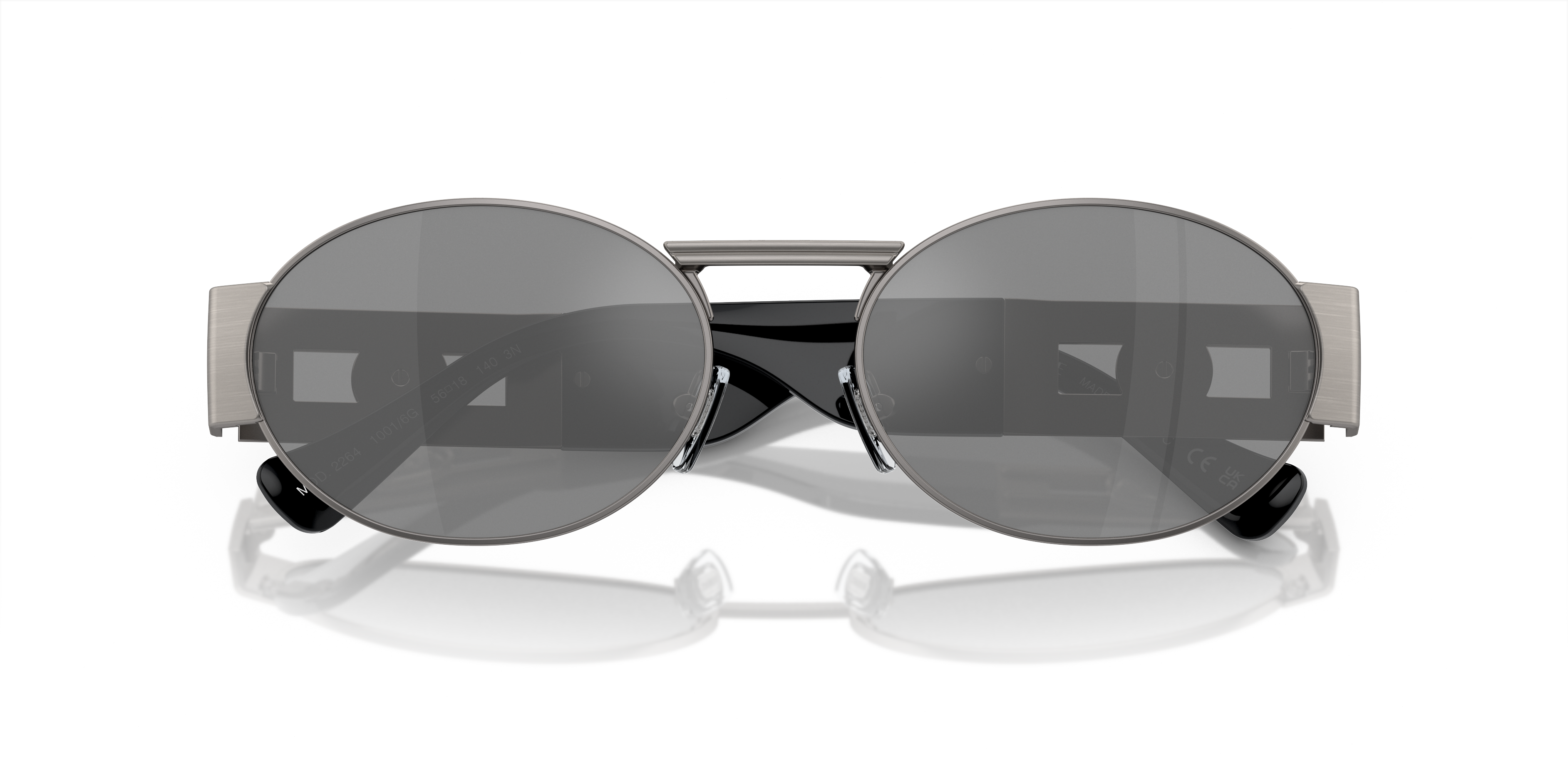 Versace Sunglasses VE2264 MATTE GUNMETAL