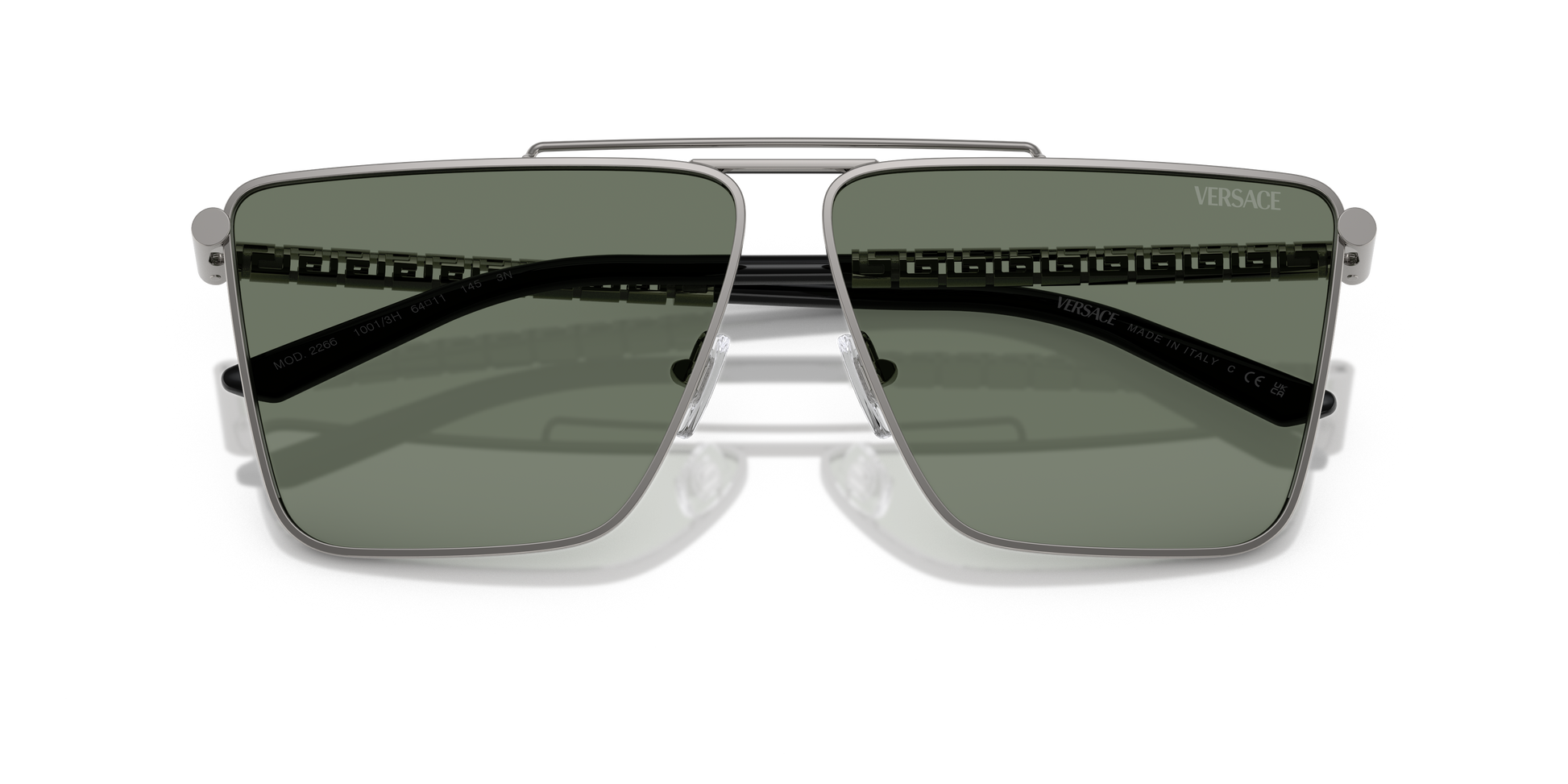 Versace Sunglasses VE2266 GUNMETAL