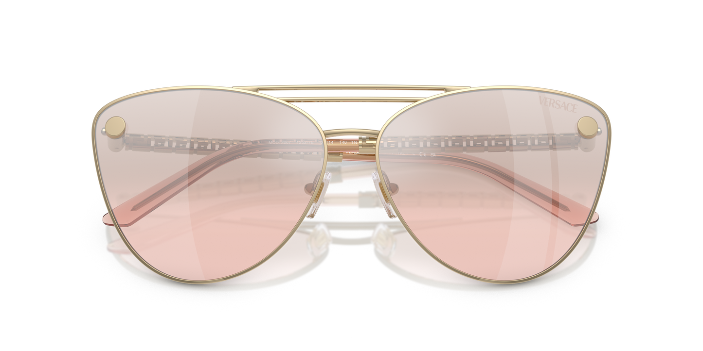 Versace Sunglasses VE2267 PALE GOLD