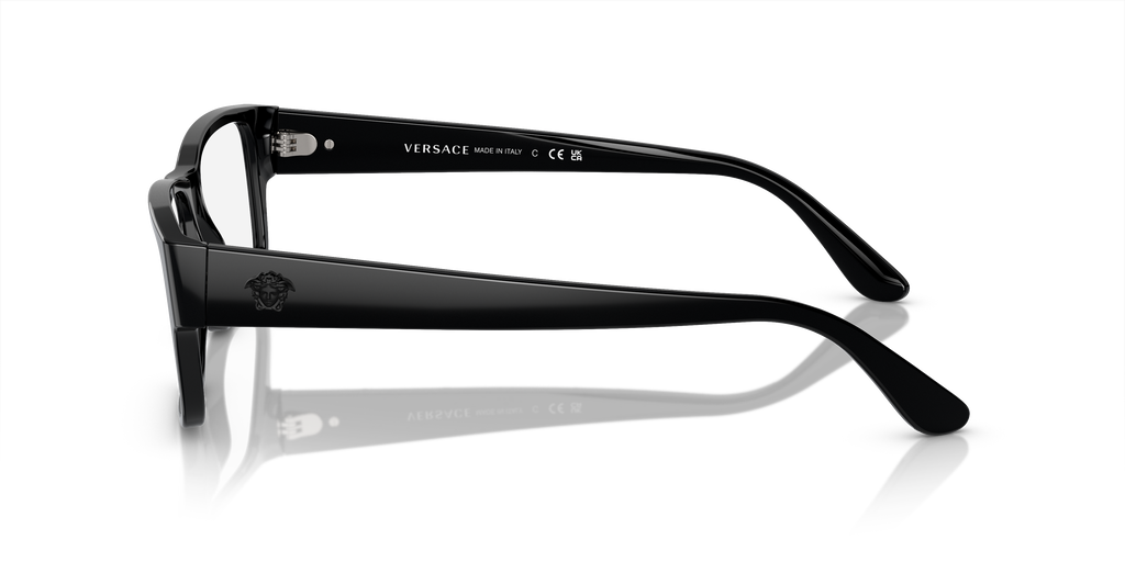 鷹の眼ページ Versace VE3342 GB1 Black Eyeglasses for Man – LookerOnline