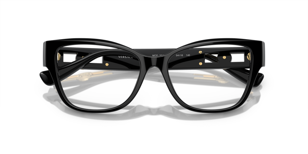 Versace VE3347 GB1 Black Eyeglasses for Woman – LookerOnline