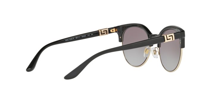 Versace Sunglasses VE4326B BLACK/PALE GOLD