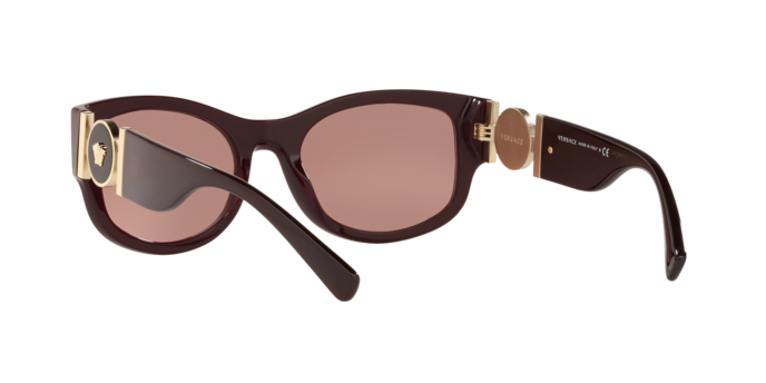 Versace Sunglasses VE4372 TRANSPARENT RED