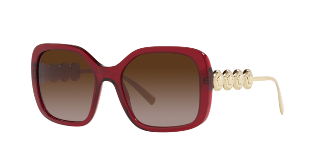 Versace Sunglasses VE4375 TRANSPARENT RED