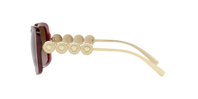 Versace Sunglasses VE4375 TRANSPARENT RED