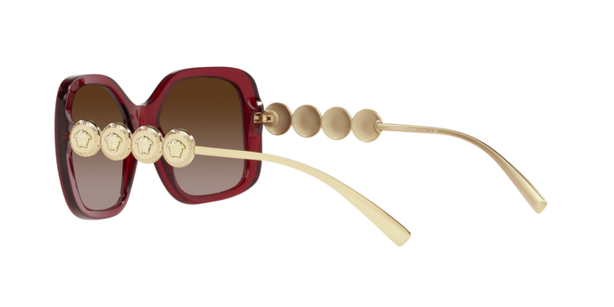 Versace Sunglasses VE4375 TRANSPARENT RED