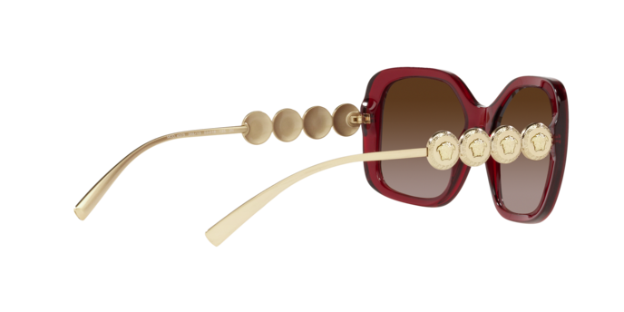 Versace Sunglasses VE4375 TRANSPARENT RED