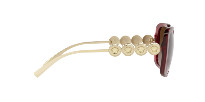 Versace Sunglasses VE4375 TRANSPARENT RED