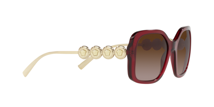 Versace Sunglasses VE4375 TRANSPARENT RED