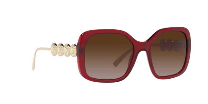 Versace Sunglasses VE4375 TRANSPARENT RED