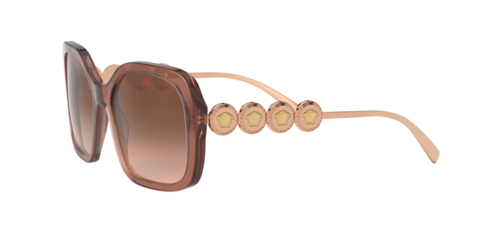 Versace Sunglasses VE4375 TRANSPARENT BROWN