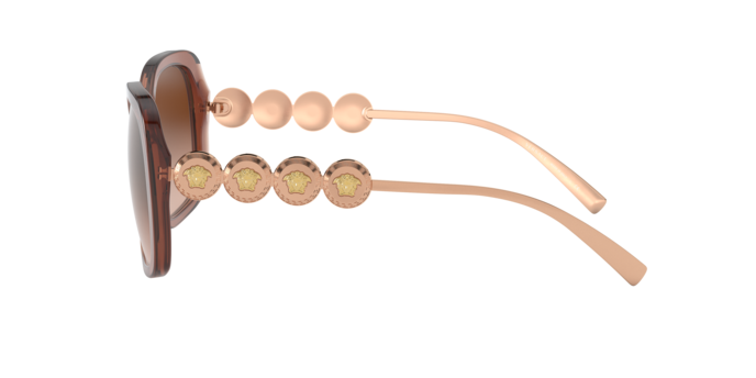 Versace Sunglasses VE4375 TRANSPARENT BROWN