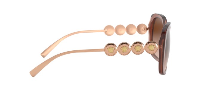 Versace Sunglasses VE4375 TRANSPARENT BROWN