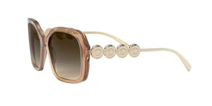 Versace Sunglasses VE4375 TRANSPARENT BROWN