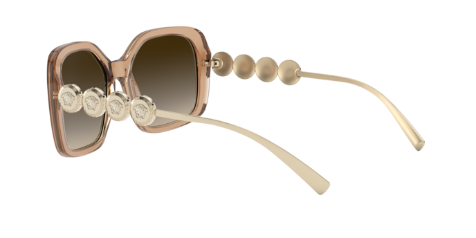 Versace Sunglasses VE4375 TRANSPARENT BROWN