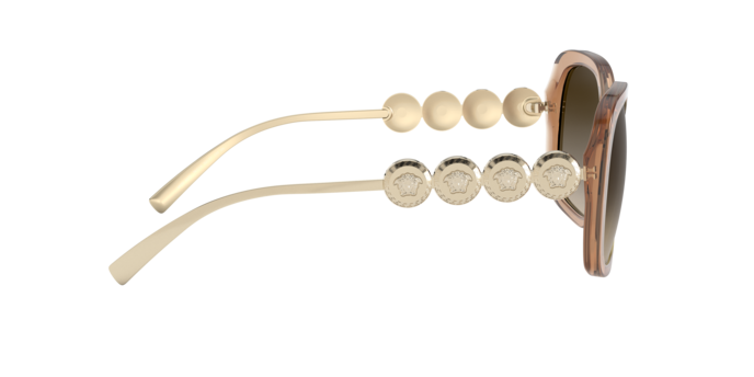 Versace Sunglasses VE4375 TRANSPARENT BROWN