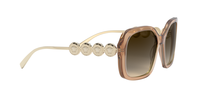 Versace Sunglasses VE4375 TRANSPARENT BROWN