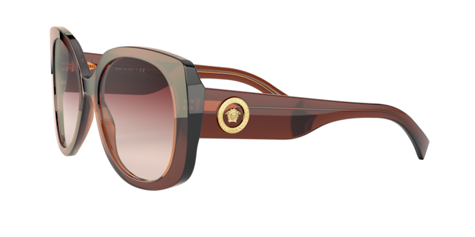 Versace Sunglasses VE4387 TRANSPARENT BROWN