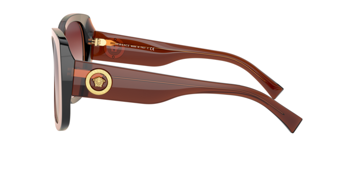 Versace Sunglasses VE4387 TRANSPARENT BROWN