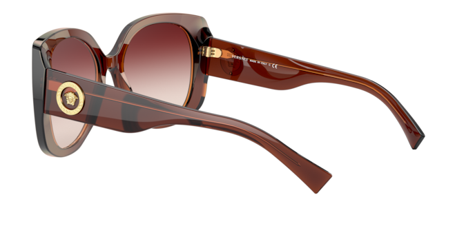 Versace Sunglasses VE4387 TRANSPARENT BROWN