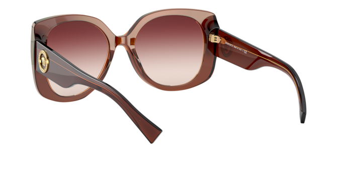 Versace Sunglasses VE4387 TRANSPARENT BROWN