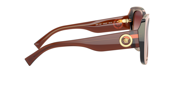 Versace Sunglasses VE4387 TRANSPARENT BROWN