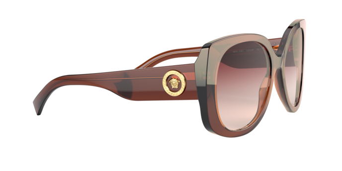 Versace Sunglasses VE4387 TRANSPARENT BROWN