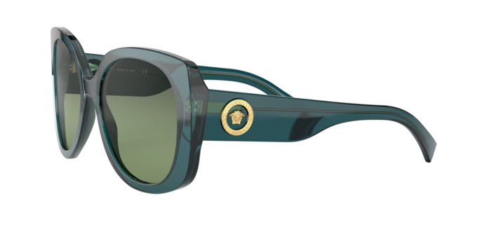 Versace Sunglasses VE4387 TRANSPARENT PETROLEUM