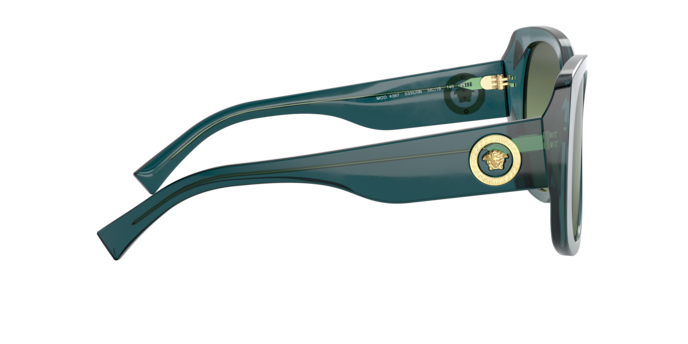 Versace Sunglasses VE4387 TRANSPARENT PETROLEUM