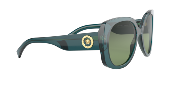 Versace Sunglasses VE4387 TRANSPARENT PETROLEUM