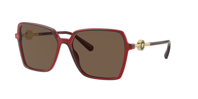 Versace Sunglasses VE4396 TRANSPARENT RED
