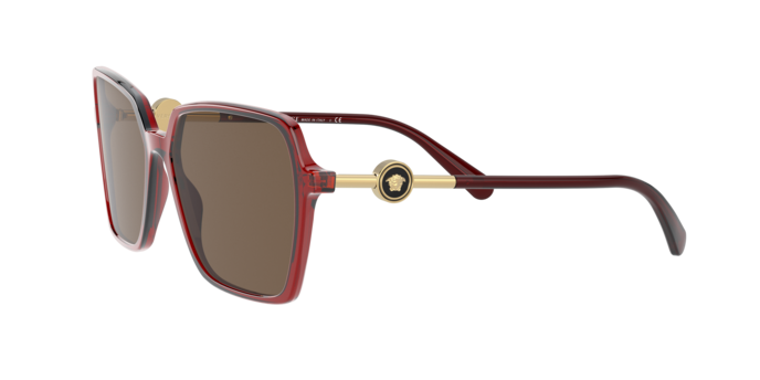 Versace Sunglasses VE4396 TRANSPARENT RED