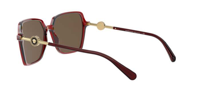 Versace Sunglasses VE4396 TRANSPARENT RED
