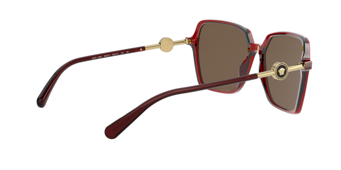 Versace Sunglasses VE4396 TRANSPARENT RED