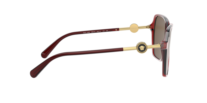 Versace Sunglasses VE4396 TRANSPARENT RED