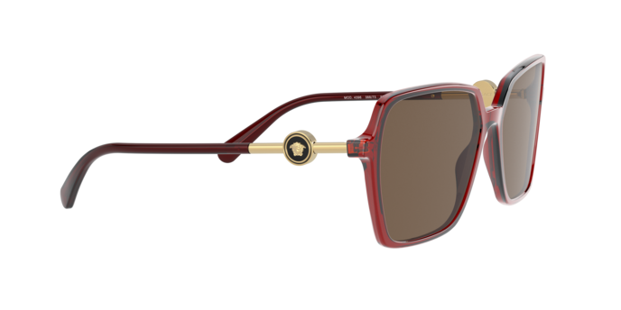 Versace Sunglasses VE4396 TRANSPARENT RED
