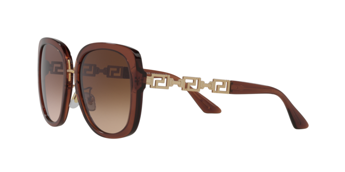 Versace Sunglasses VE4407D TRANSPARENT BROWN