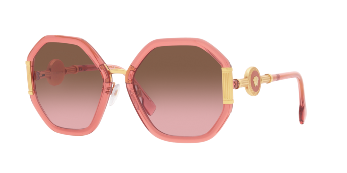 Versace Sunglasses VE4413 TRANSPARENT PINK