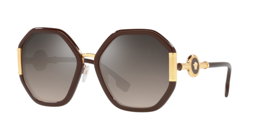 Versace Sunglasses VE4413 TRANSPARENT BROWN